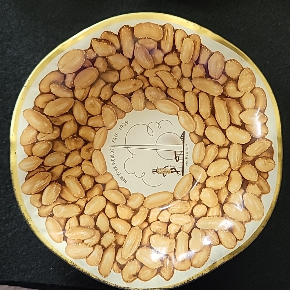 VINTAGE MR. PEANUT nut bowls World's Fair 1939